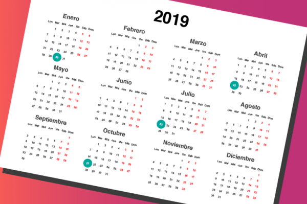 Calendario fiscal 2019 para Pymes y autónomos. Todo lo que necesitas.